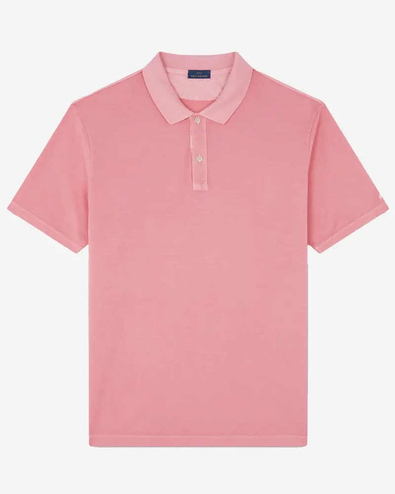 Paul & Shark Rosa Salmone Piqué Cotton Polo Shirt 1