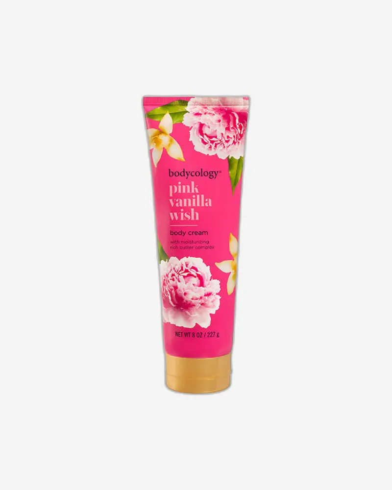Pink Vanilla Wish Moisturizing Body Cream – Bodycology Hydration Formula, 227G 1