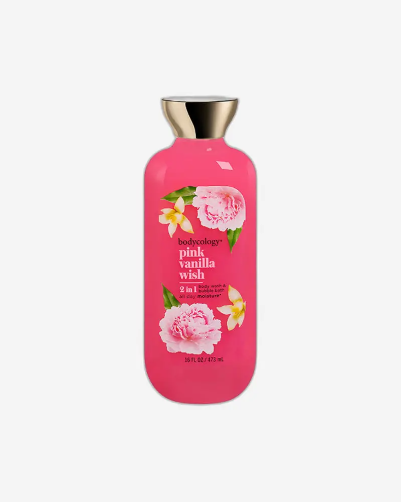 Pink Vanilla Wish Shower Gel & Body Wash – Bodycology Nourishing Cleanser, 473Ml 1