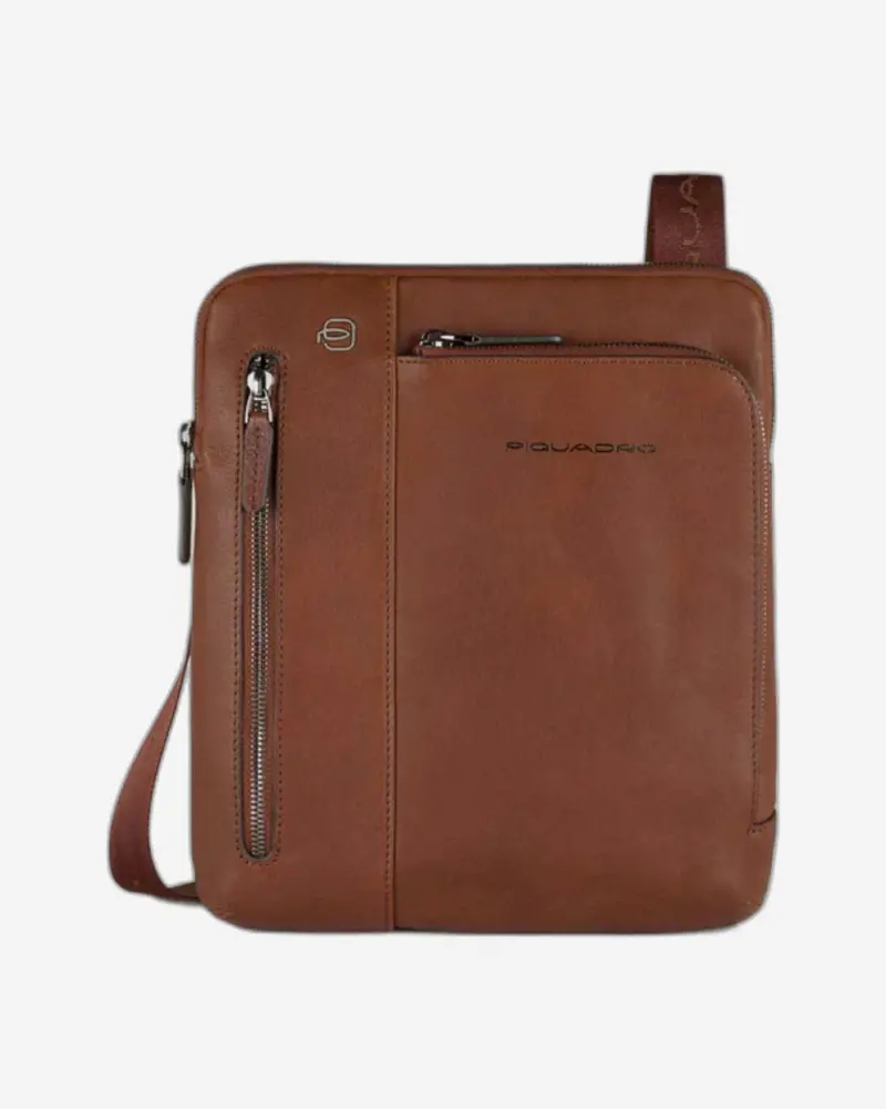 Piquadro Black Square Crossbody Bag Designed For Ipad Air/Pro 9.7" 1
