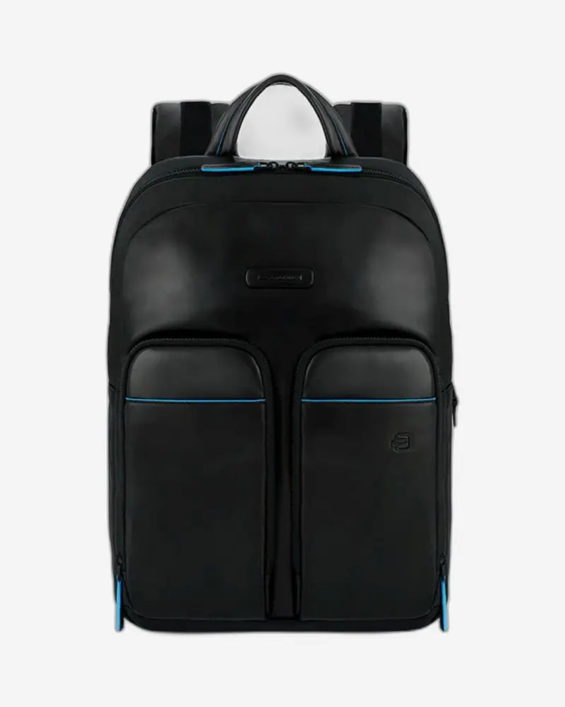 Piquadro Blue Square Backpack For Laptop & Ipad Pro 12.9" 1