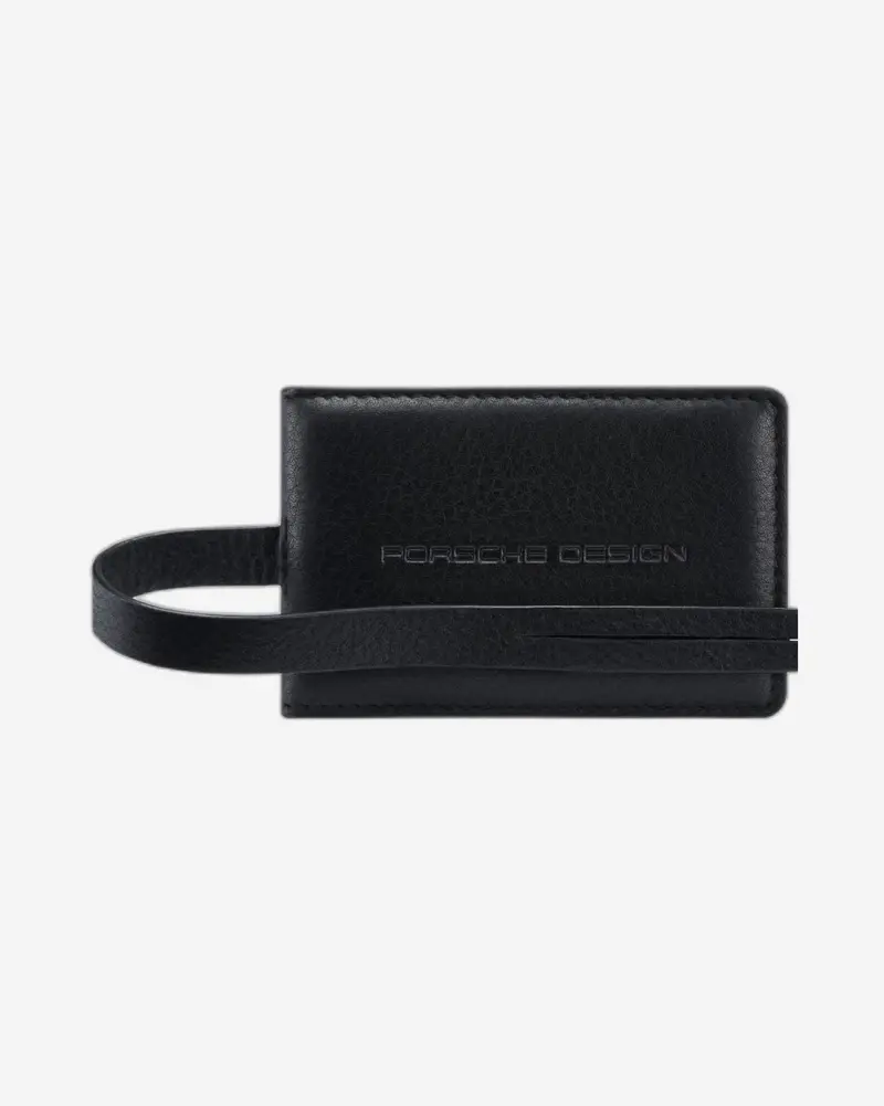 Porsche Design Matte Black Luggage Tag – Durable & Stylish 1
