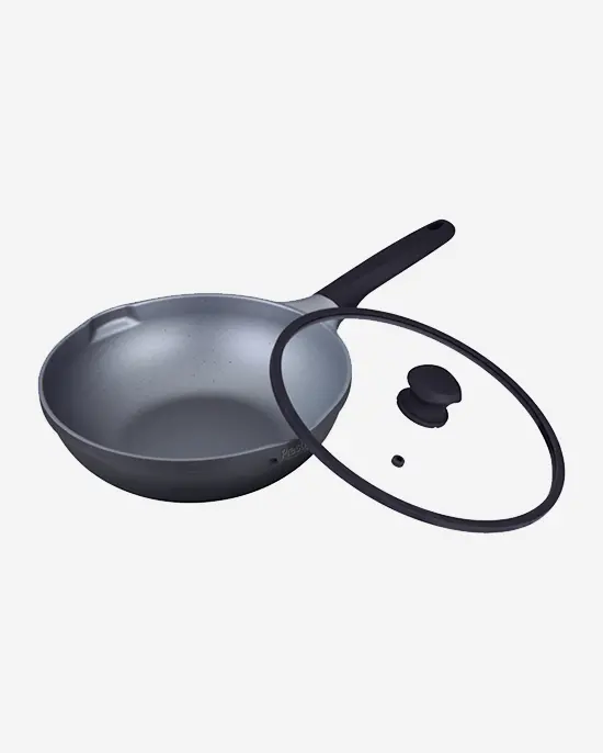 Prestige Cast Iron Wok – 28 Cm, Pre-Seasoned 1