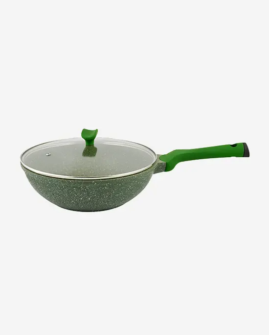 Prestige Granite 32 Cm Wok Pan – Heavy-Duty Stir-Fry Cookware 1