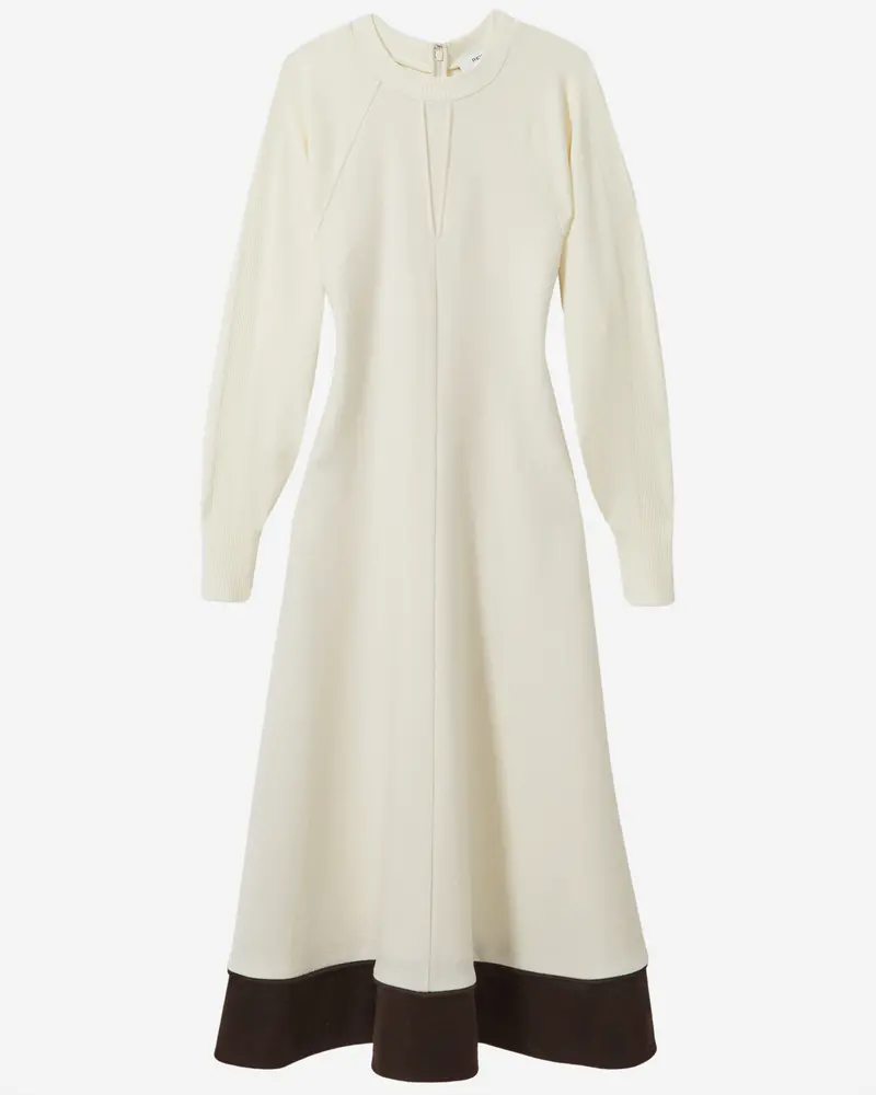 Reiss Hybrid Woven-Midi Dress 1