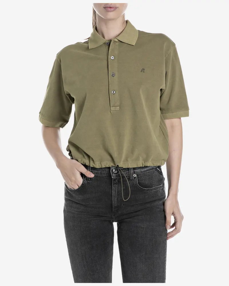 Replay Piqué Knit Polo Shirt 1
