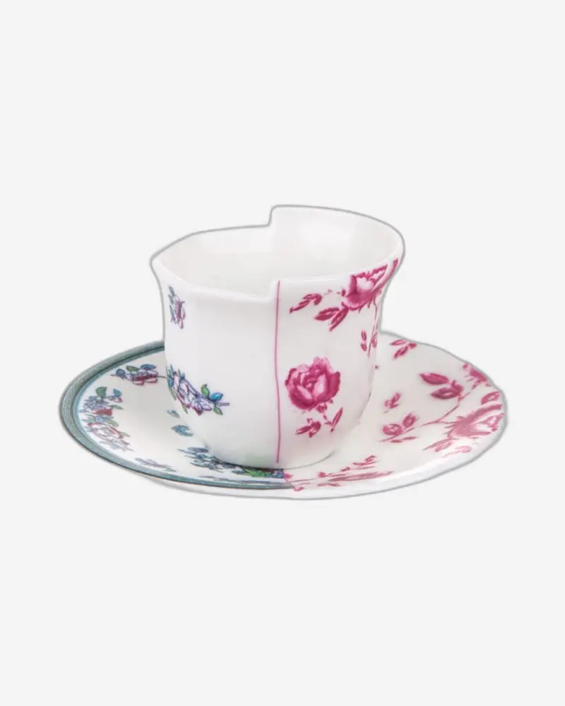 Seletti Hybrid-Leonia Porcelain Coffee Cup And Saucer Set 1