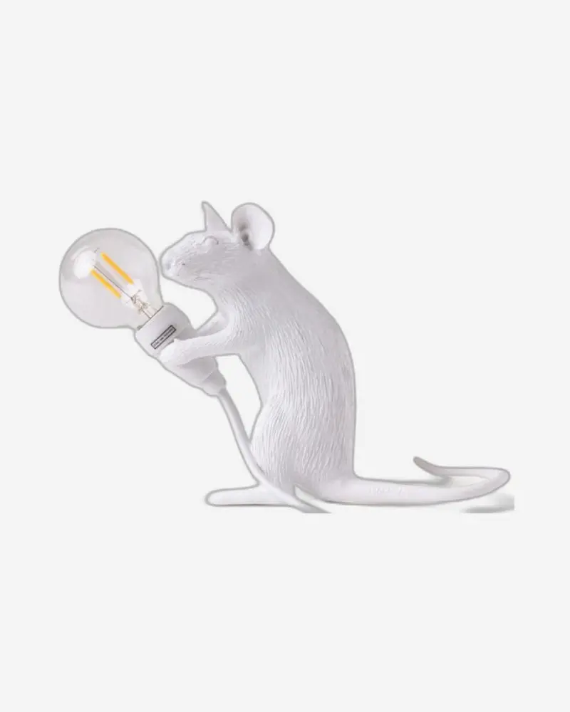 Seletti Mac Mouse Usb Desk Lamp – White 1