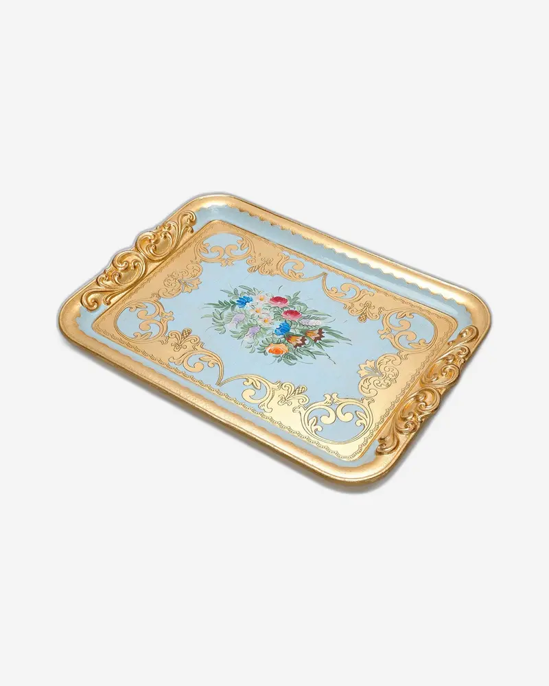 Sezzatini Ormanni Oro Celeste Ce03 Large Rectangular Tray With Premium Handles 1