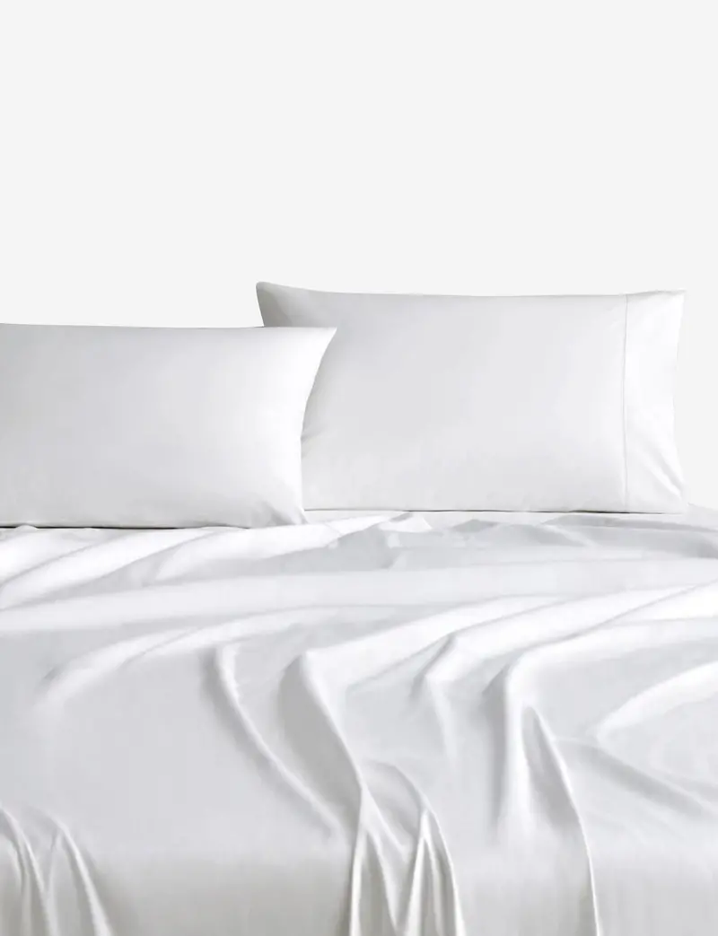 Sheridan 1000 Thread Count Cotton Sateen Gulf Super King Duvet Cover – Snow White 1
