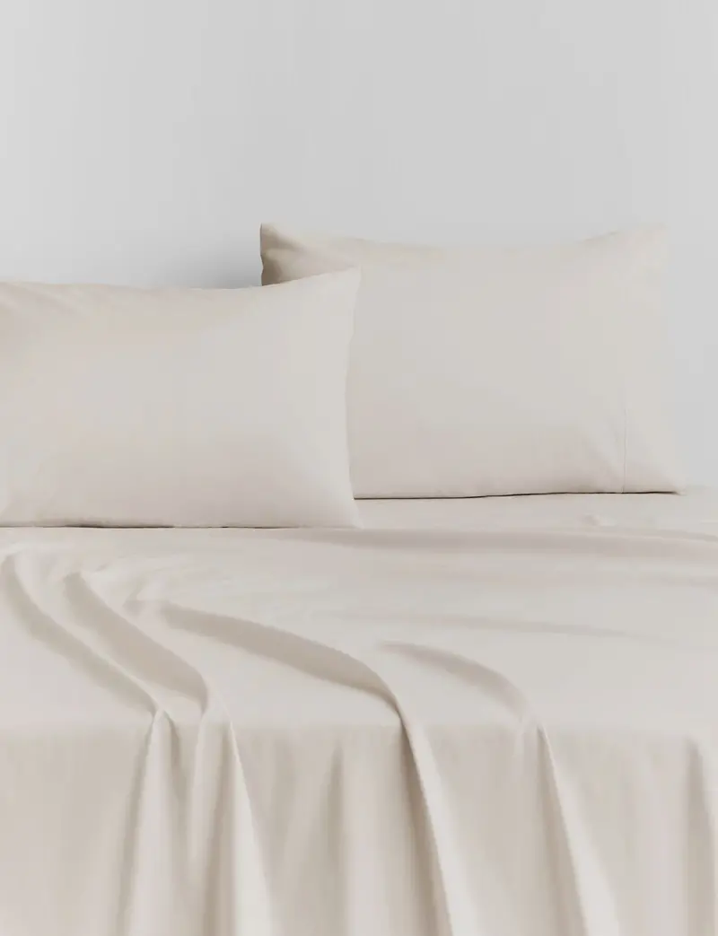 Sheridan 500 Tc Cotton Sateen Super King Duvet Cover – Chalk Tone 1