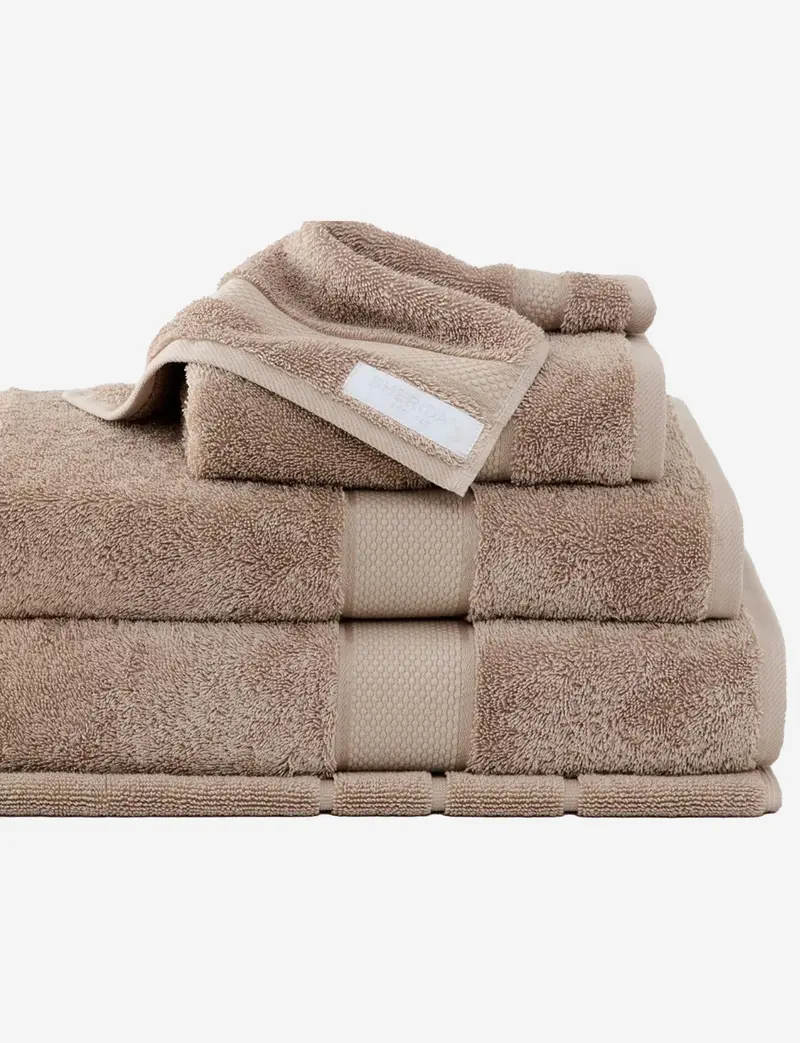 Sheridan Egyptian Cotton Face Towel Pair – Latte Beige 1