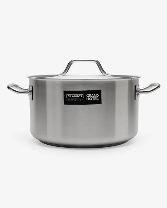 Silampos Grand Hotel Stockpot — 14-Liter, 32 Cm With Lid, Professional-Grade 1