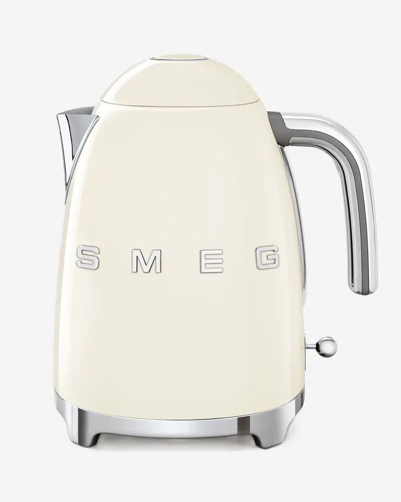 Smeg 1.7L Electric Kettle With Soft-Opening Lid – Cream 1