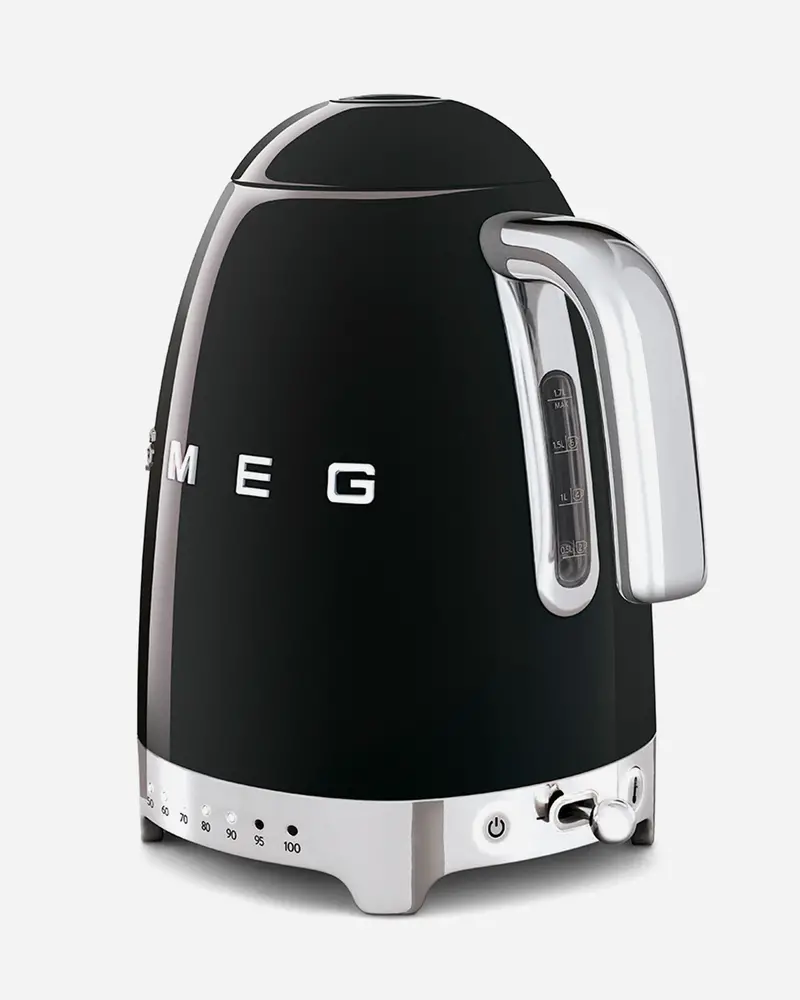Smeg Variable-Temperature 1.7L Electric Kettle – Black 1