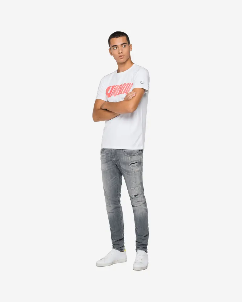 Soft Jersey Replay Crewneck T-Shirt 1