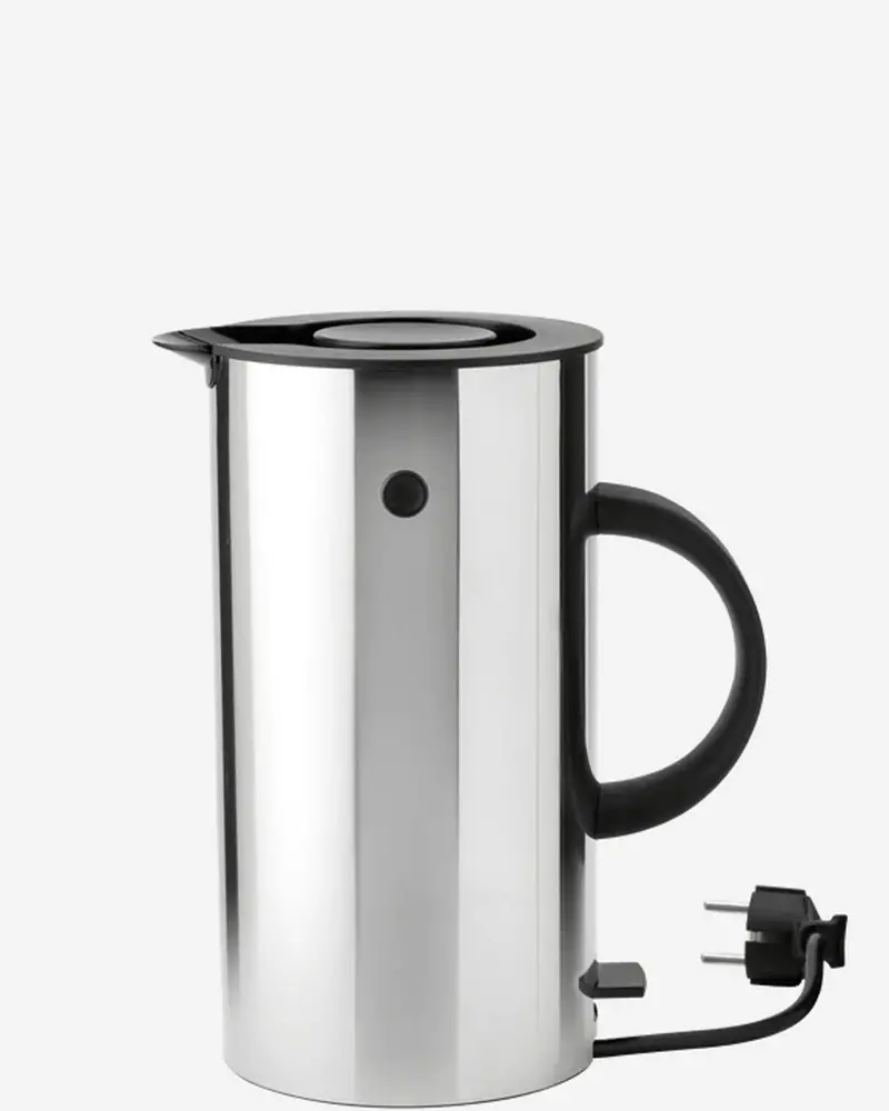 Stelton 1.5L Electric Kettle – Brushed Stainless Steel Body 1