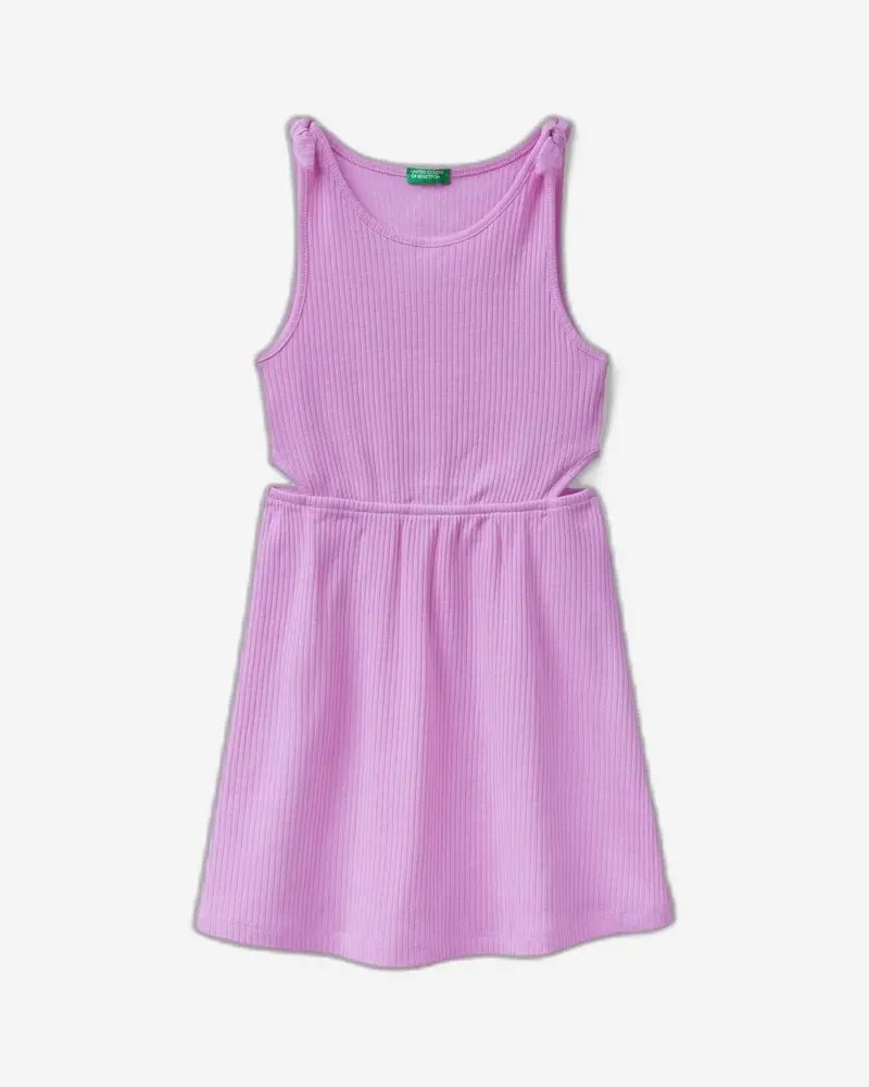Textured Ribbed Strap Dress 1