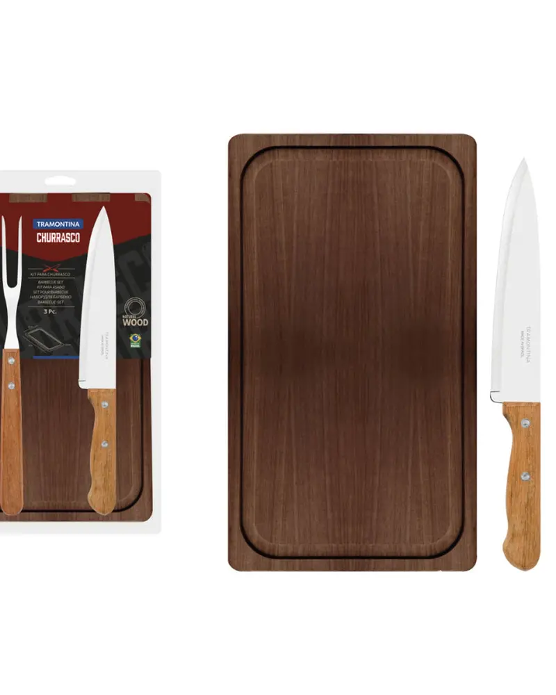 Tramontina 3-Piece Outdoor Grilling Essentials Kit 1