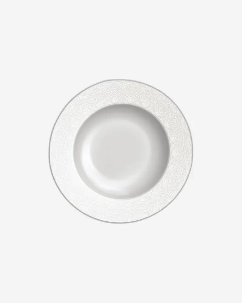 Tramontina Alicia Soup Plate – 23 Cm Contemporary Curved Design 1
