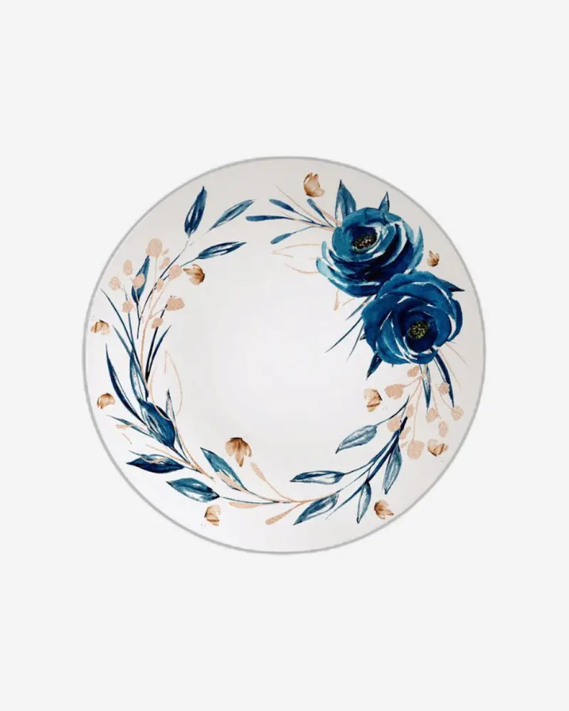 Tramontina Ana Flor Full-Size Dinner Plate – 28 Cm Balanced Table Setting Piece 1
