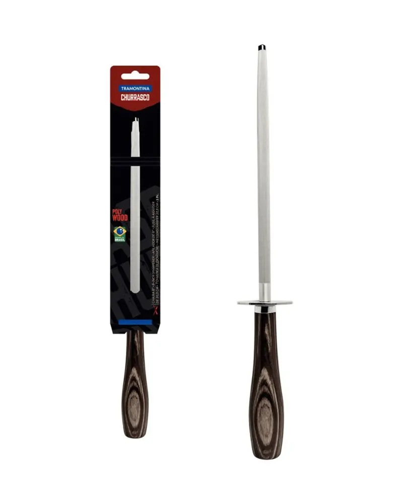 Tramontina Brown Honing Steel For Knife Maintenance 1