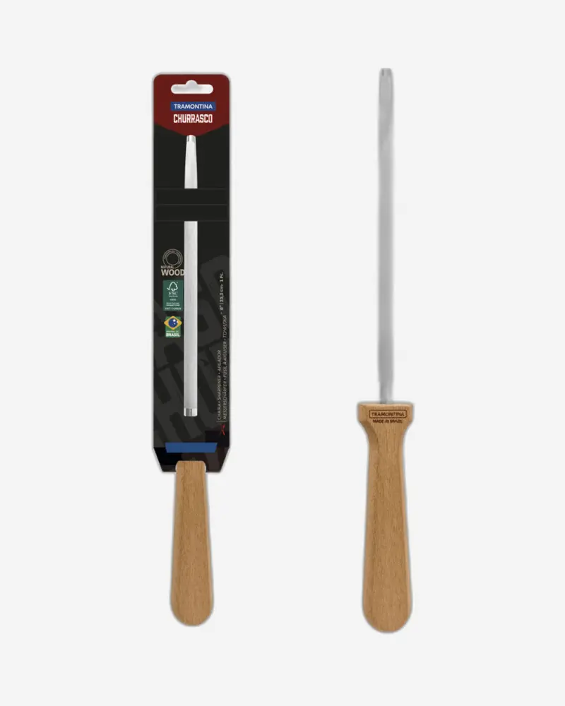 Tramontina Churrasco 8-Inch Knife Sharpener – Heavy-Duty, Grill-Safe Maintenance Tool 1