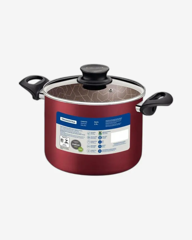 Tramontina Paris Stainless Steel Stock Pot 1