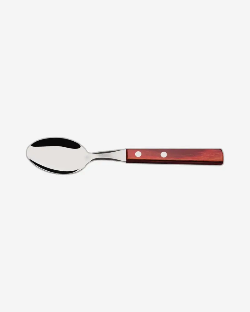 Tramontina Red Dessert Spoon – Sleek Stainless Steel Serving Spoon 1