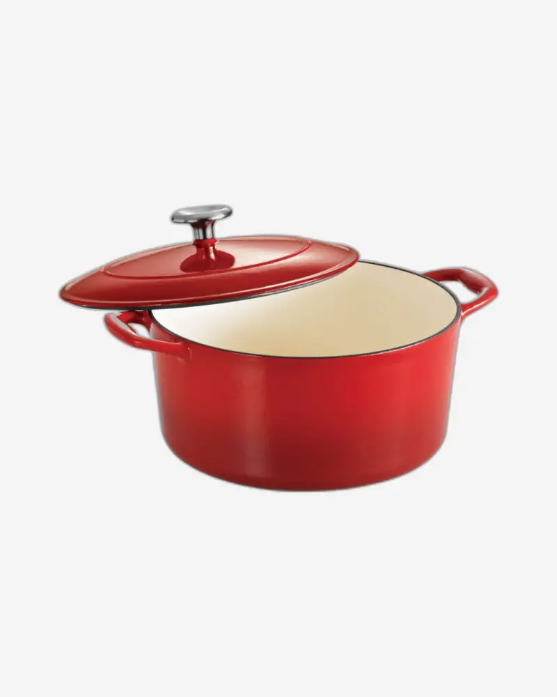 Tramontina Red Enamel Dutch Oven – 5.5-Quart Cast Iron Cookware 1
