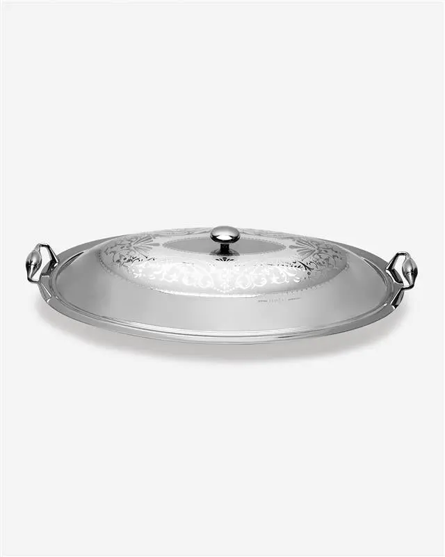 Tresors Isabel Stainless Steel Oval Risotto Pan – 50 X 31 Cm 1