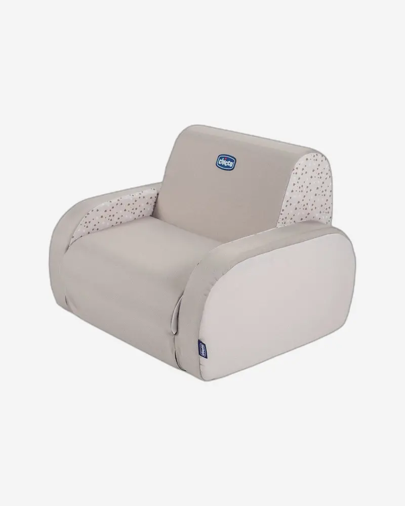 Twist Adjustable Armchair – Warm Dune Tone, Multi-Position Comfort 1