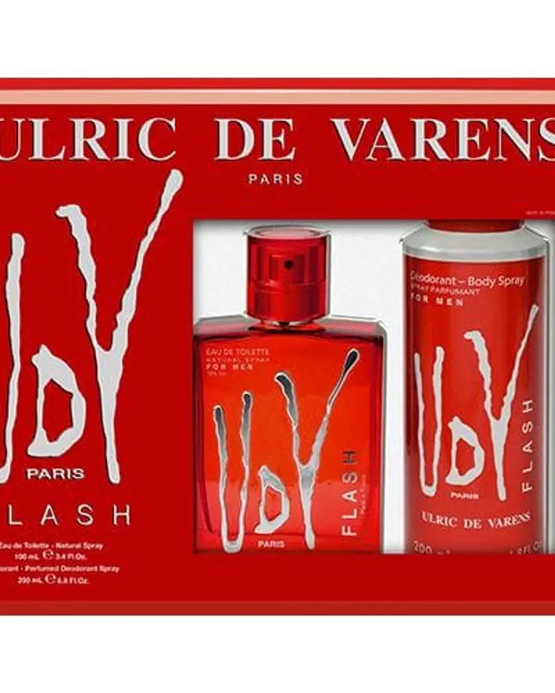Ulric De Varens Flash Duo Set – 100Ml Edt Paired With 200Ml Fragranced Deodorant 1