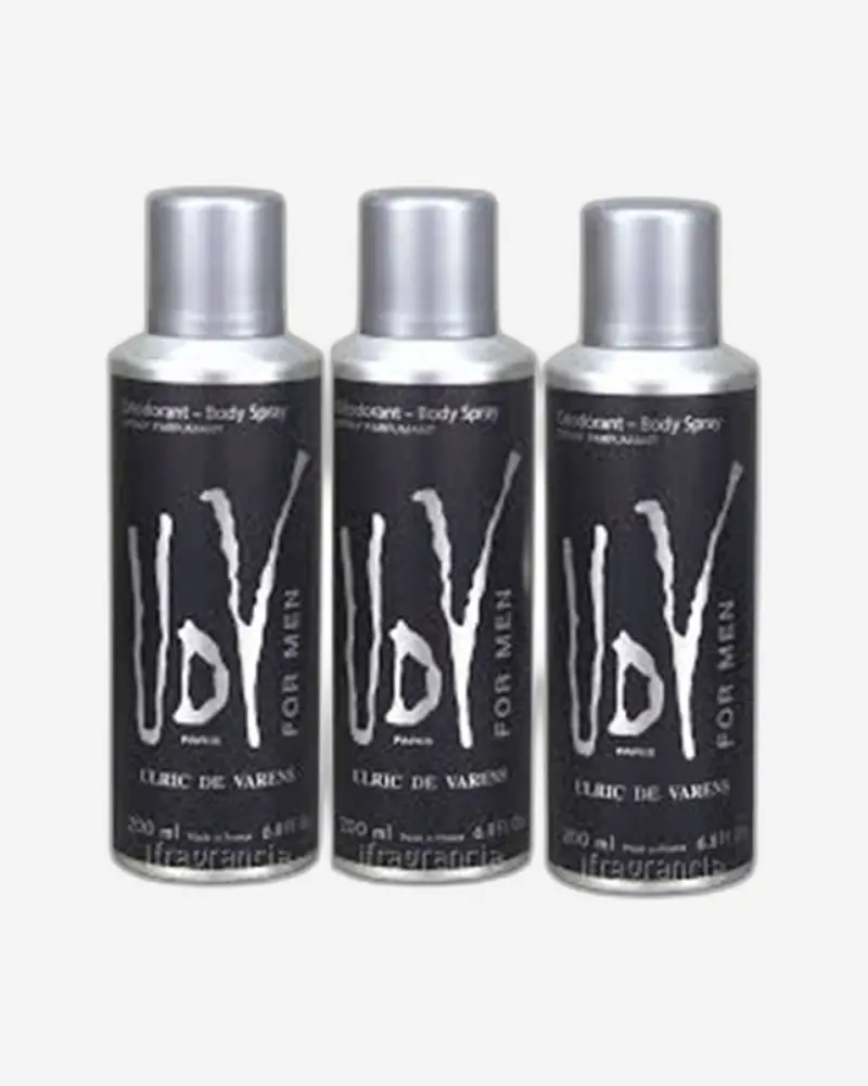 Ulric De Varens For Men Deodorant Set – 200Ml Refreshing Combo 1