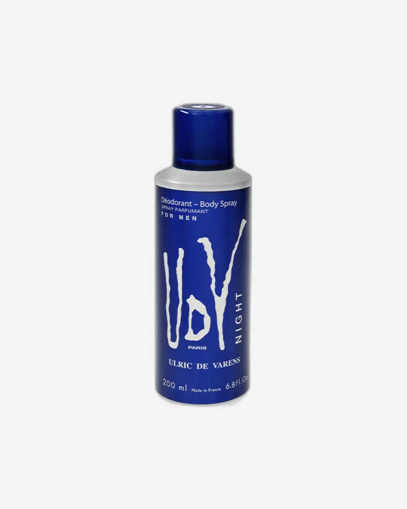 Ulric De Varens Night Deodorant Body Spray – 200 Ml Deep, Smoky-Noir Evening Fragrance 1