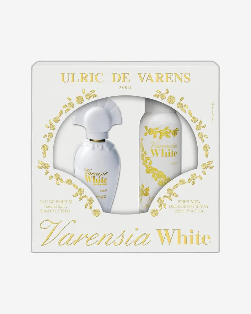 Ulric De Varens Varensia White Set – 50Ml Edp + 125Ml Deodorant Spray 1