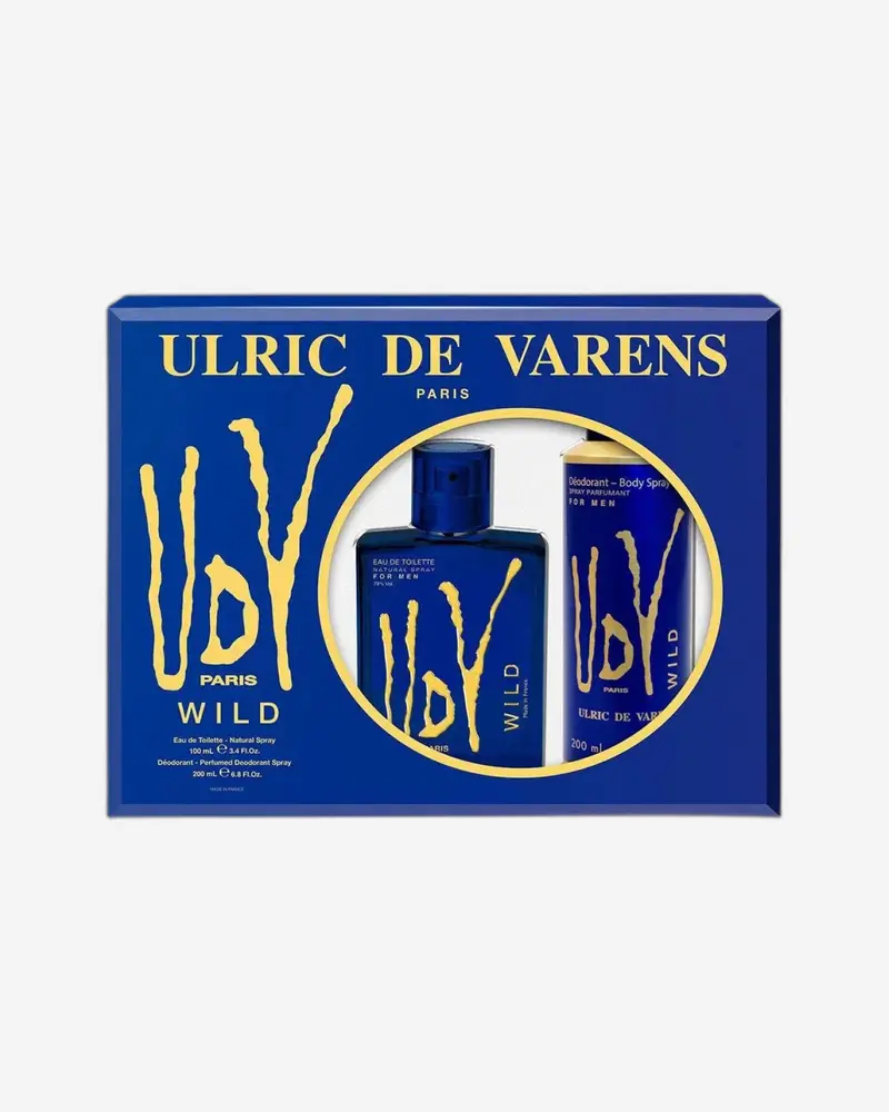 Ulric De Varens Wild Collection Gift Set – 100Ml Edt + 200Ml Perfumed Deodorant 1