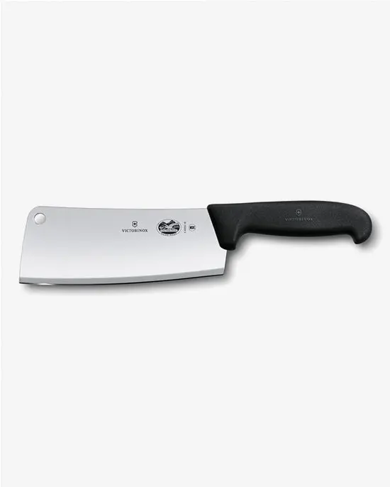 Victorinox 18 Cm Kitchen Cleaver – Straight-Blade Black Chef'S Knife 1