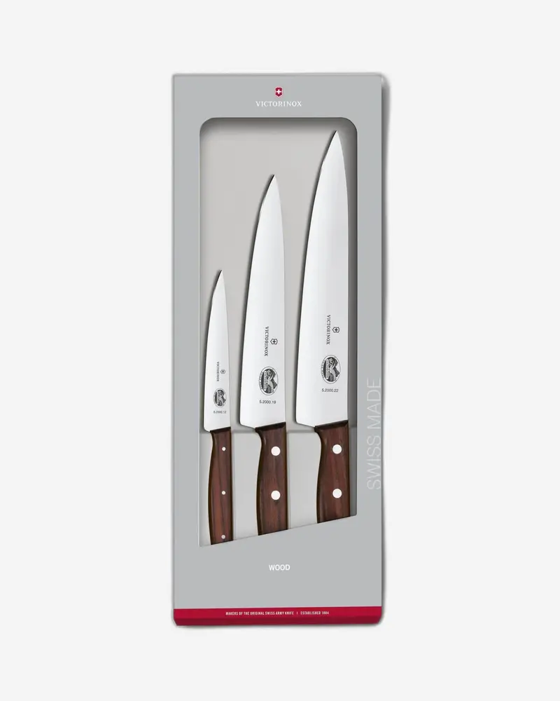 Victorinox Rosewood Carving Knife Gift Set – 3-Piece Premium Presentation 1