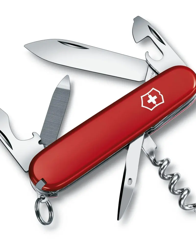 Victorinox Sportman Swiss Army Knife – 13-Tool Compact Red Model 1