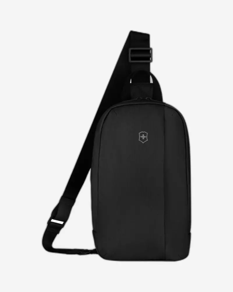 Victorinox Travel Essentials Sling Bag – Lightweight Black Carryall 1