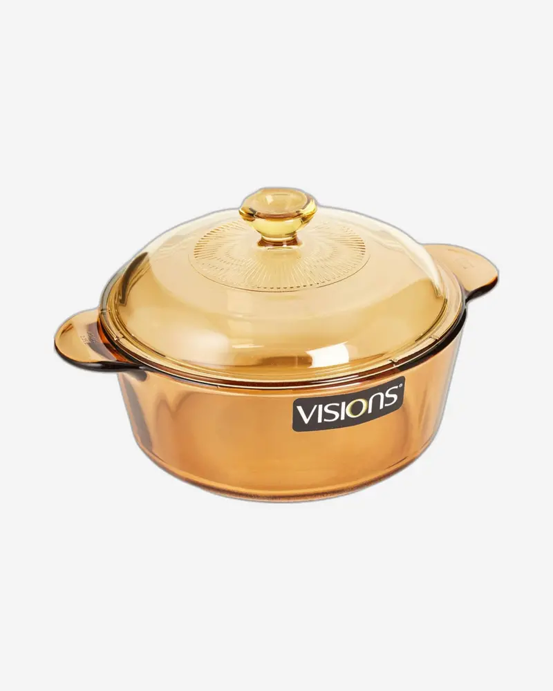 Visions 2.25L Versa Pot With Lid – Amber Glass-Ceramic Saucepan 1