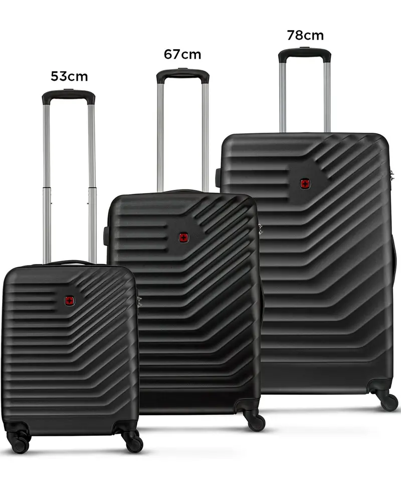 Wenger Trayn 3-Piece Hardside Trolley Luggage Set 1