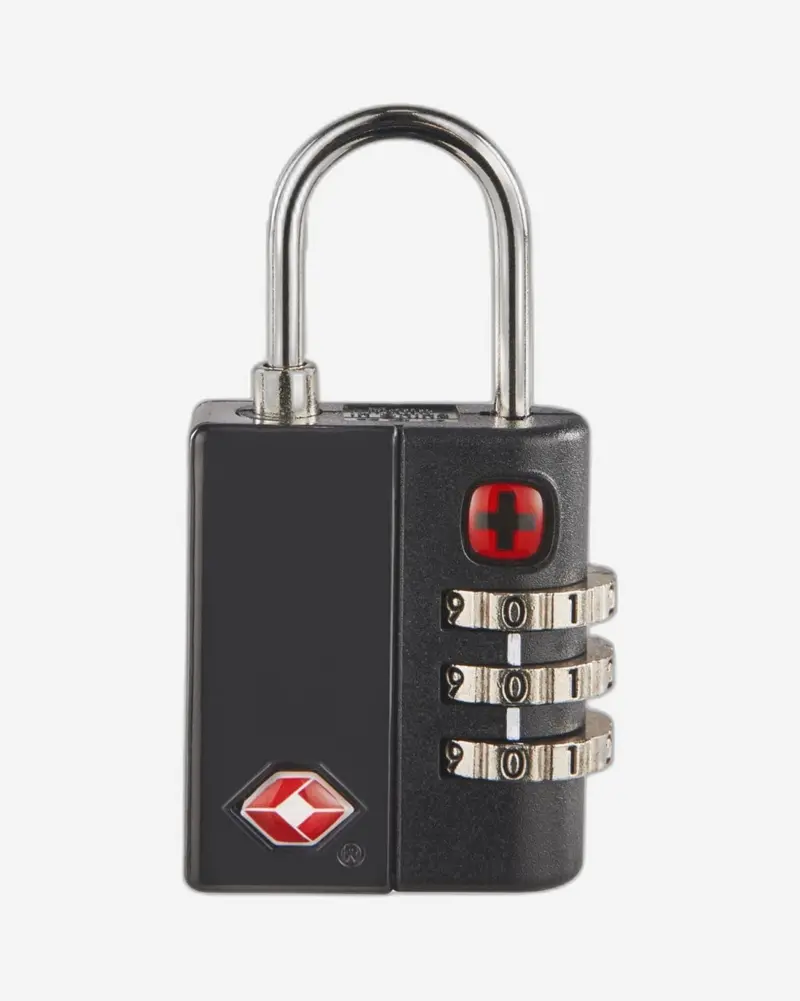 Wenger Tsa-Approved 3-Dial Combination Lock For Suitcases (Black, Model 604563) 1