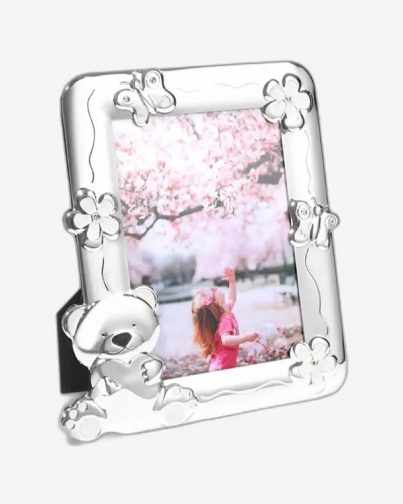 Winko Girl Bear Photo Frame – 13X18 Cm White & Pink Epoxy Finish (Model F-362-5030K) 1