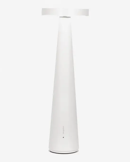 Zafferano Angelina Desk Lamp In Matte White Finish 1