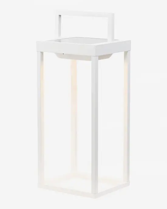 Zafferano Home Solar Lamp In Matte White 1